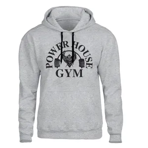 هودی مردانه مدل بدنسازی کد B532 رنگ طوسی