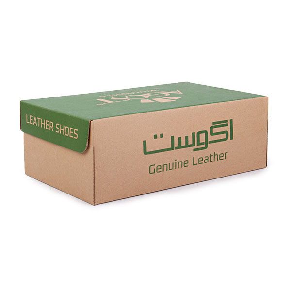 کفش کالج مردانه چرم آگوست مدل BR 210009 -  - 7
