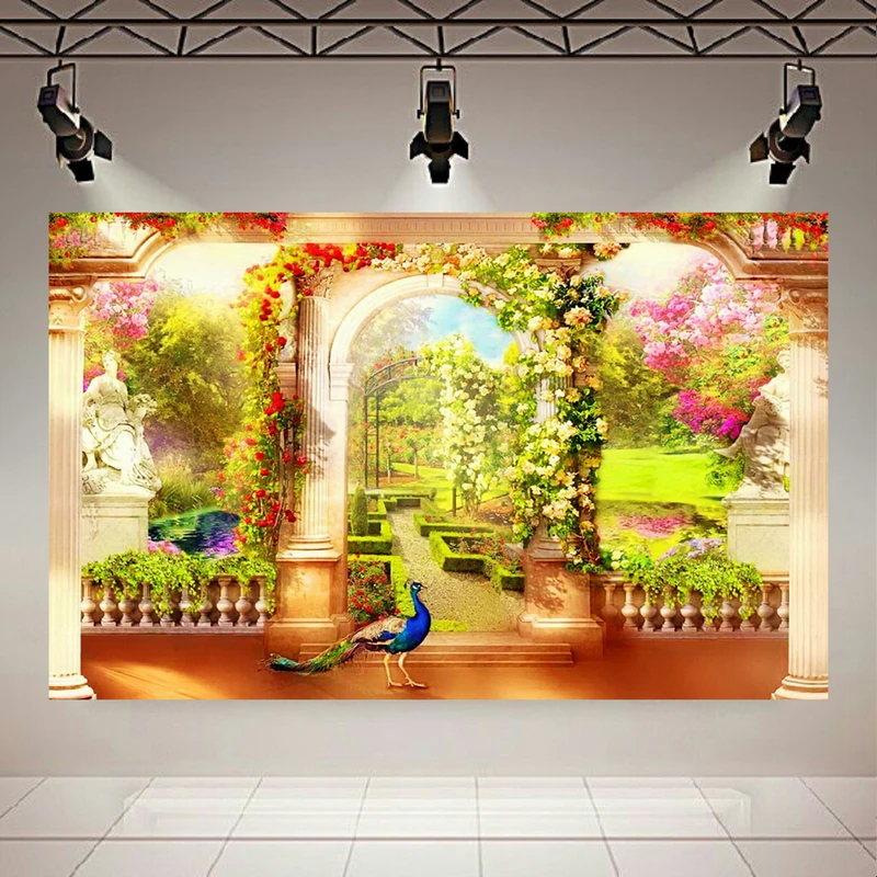 پوستر طرح طبیعت مدل باغ بهشتی کد AR31195