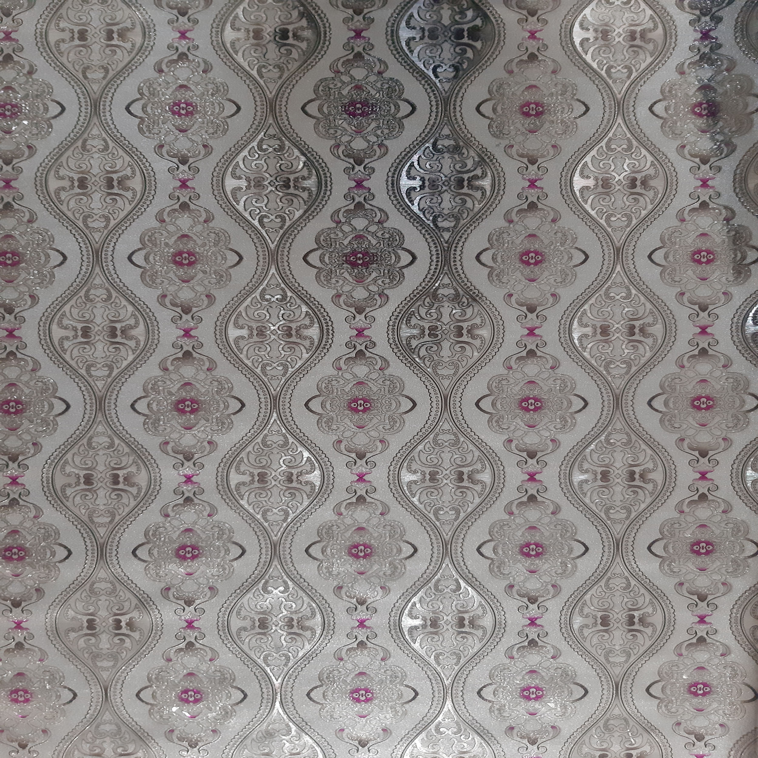 سفره 6 نفره مدل پشت نخی طلاکوب شیک