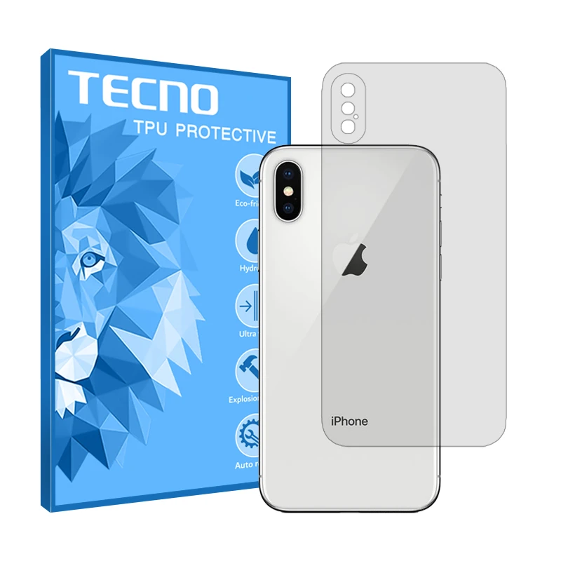 محافظ پشت گوشی شفاف تکنو مدل HyGEL مناسب برای گوشی موبایل اپل iPhone X