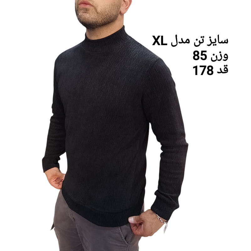 پلیور یقه اسکی مردانه مدل 556677