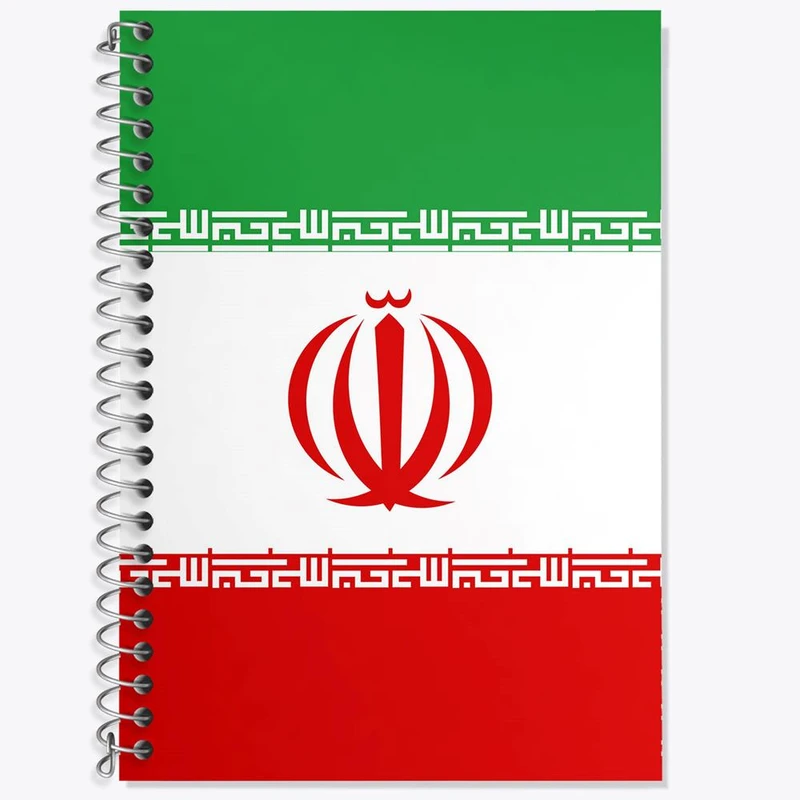 دفتر لغت 50 برگ خندالو مدل پرچم ایران کد 20522