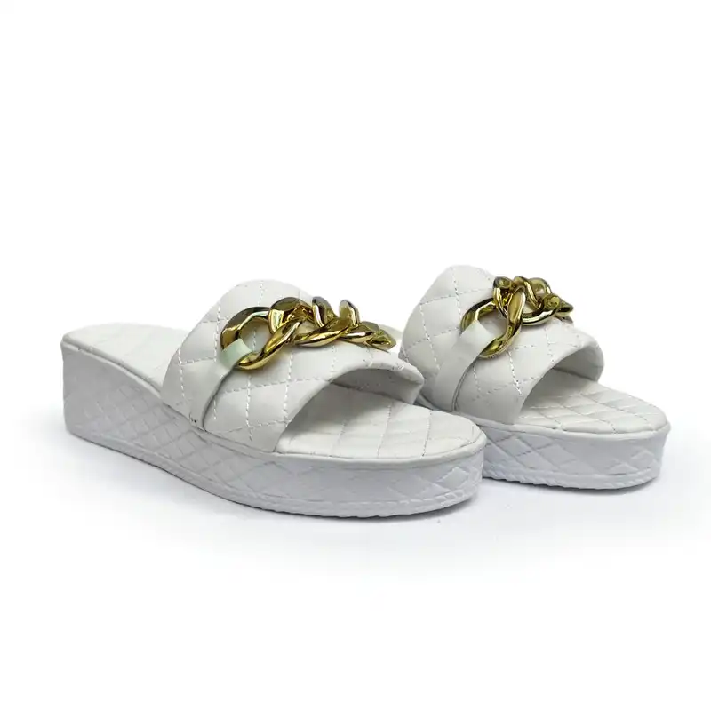 صندل زنانه مدل A-14 کد 44 رنگ سفید