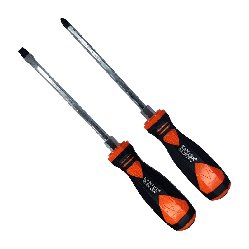 پیچ گوشتی ضربه خور کانیر مدل CV-002 بسته 2 عددی