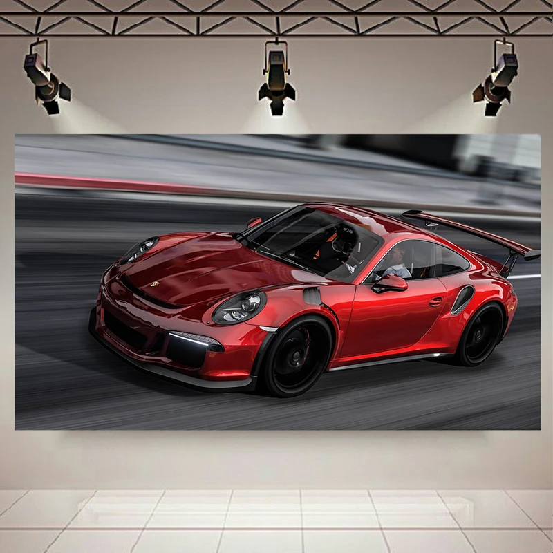 تابلو بوم طرح ماشین مدل پورشه GT3RS-911 کد AR5920