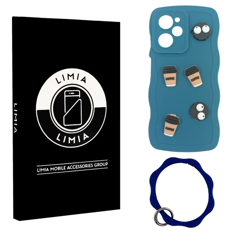 کاور لیمیا مدل فانتزی لنزدار طرح عروسکی برجسته مناسب برای گوشی موبایل شیائومی Redmi Poco X5 Pro به همراه آویز