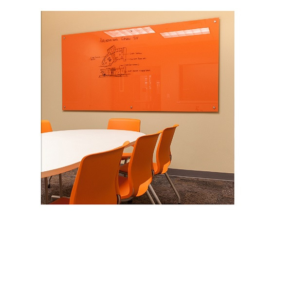 تخته وایت برد شیشه ای مدل e001 سایز 120x80 سانتی متری