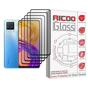 Ricoo Glass MIX004 Screen Protector For Realme 8 Pro Pack Of 4