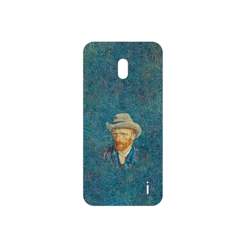 برچسب پوششی ماهوت مدل Self portrait with a gray felt hat مناسب برای گوشی موبایل نوکیا 2.2