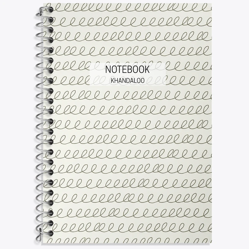 دفتر لغت 50 برگ خندالو طرح پترن فانتزی کد N452