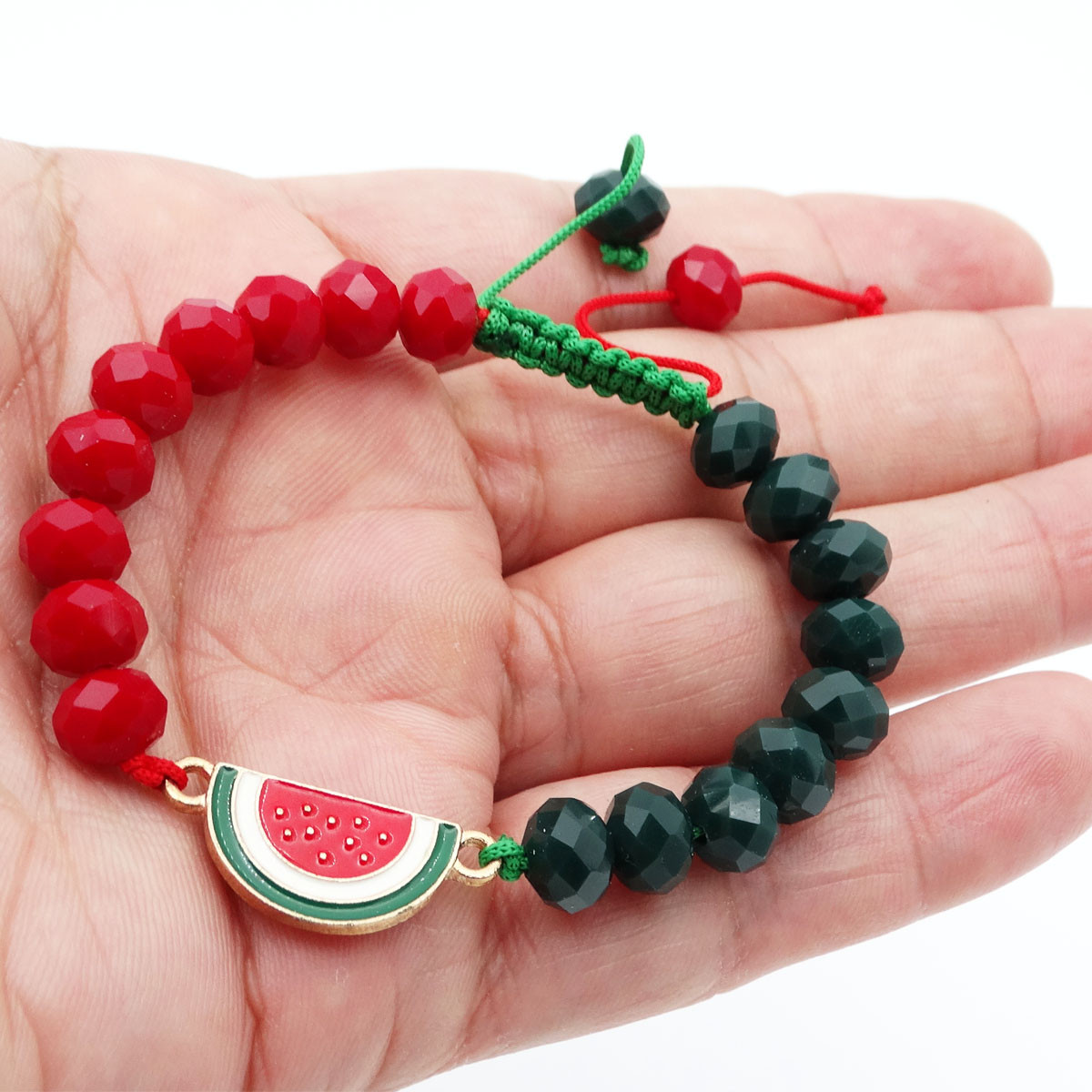 دستبند دخترانه مدل هندوانه یلدایی کد D 10 دستبند دخترانه مدل هندوانه یلدایی کد D 10