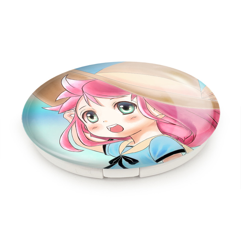 آینه جیبی خندالو طرح آنیا فورجر انیمه اسپای ایکس فمیلی Spy x Family مدل تاشو کد 15555