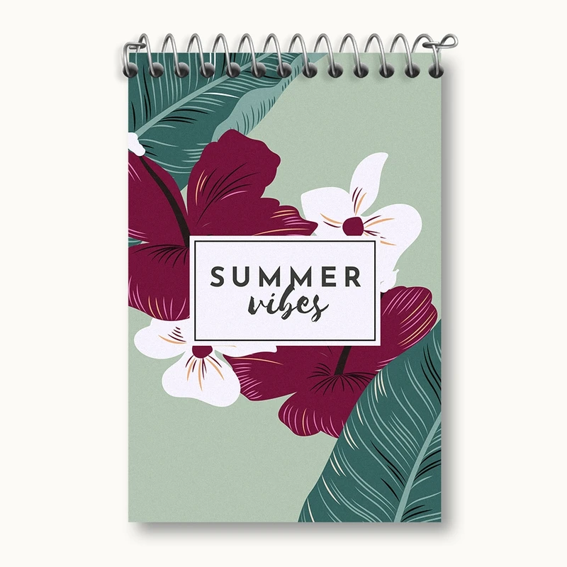 دفتر یادداشت 50 برگ خندالو مدل تابستان کد F2329