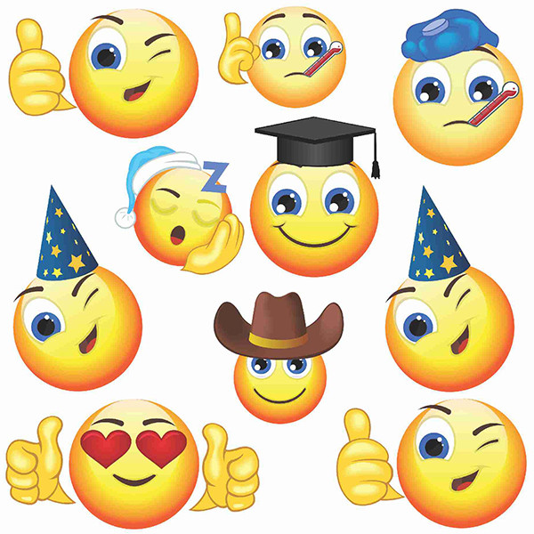 استیکر تزئینی موبایل و تبلت راتیانا مدل imoji بسته 10 عددی