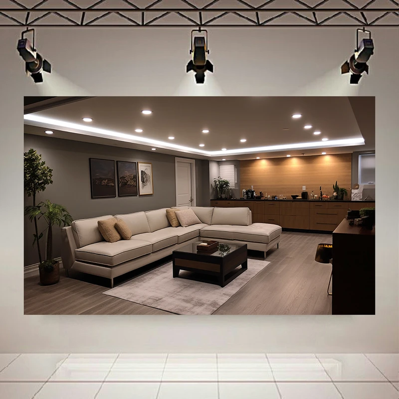 تابلو بوم طرح مخمل آشپزخانه مدرن مدل لوازم شیک کد AR305681