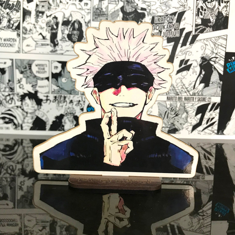 استند رومیزی پیکسل میکسل مدل انیمه jujutsu kaisen fingers