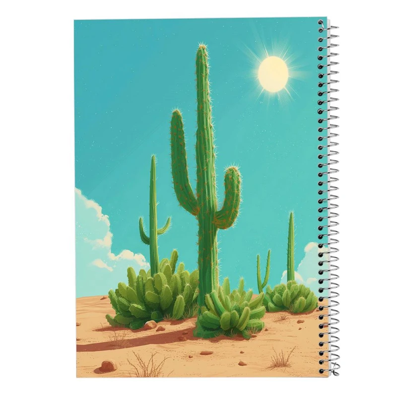 دفتر ژورنال نویسی 50 برگ مدوپد مدل نقطه ای طرح کویر کد DF16697