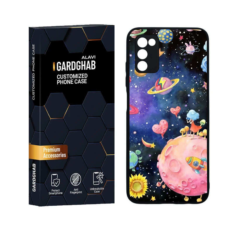 کاور گارد قاب علوی مدل فانتزی مناسب برای گوشی موبایل سامسونگ Galaxy A03s