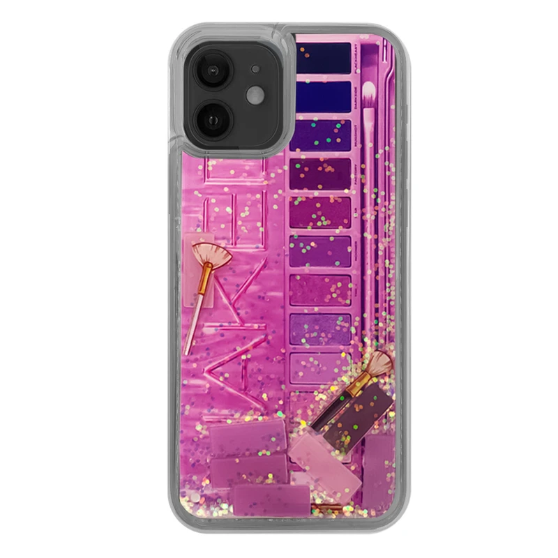 کاور دکین مدل آکواریومی طرح پالت مناسب برای گوشی موبایل اپل iPhone 12 mini