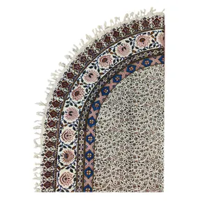 روميزي قلمكار عطريان طرح درهم افشان كد G432