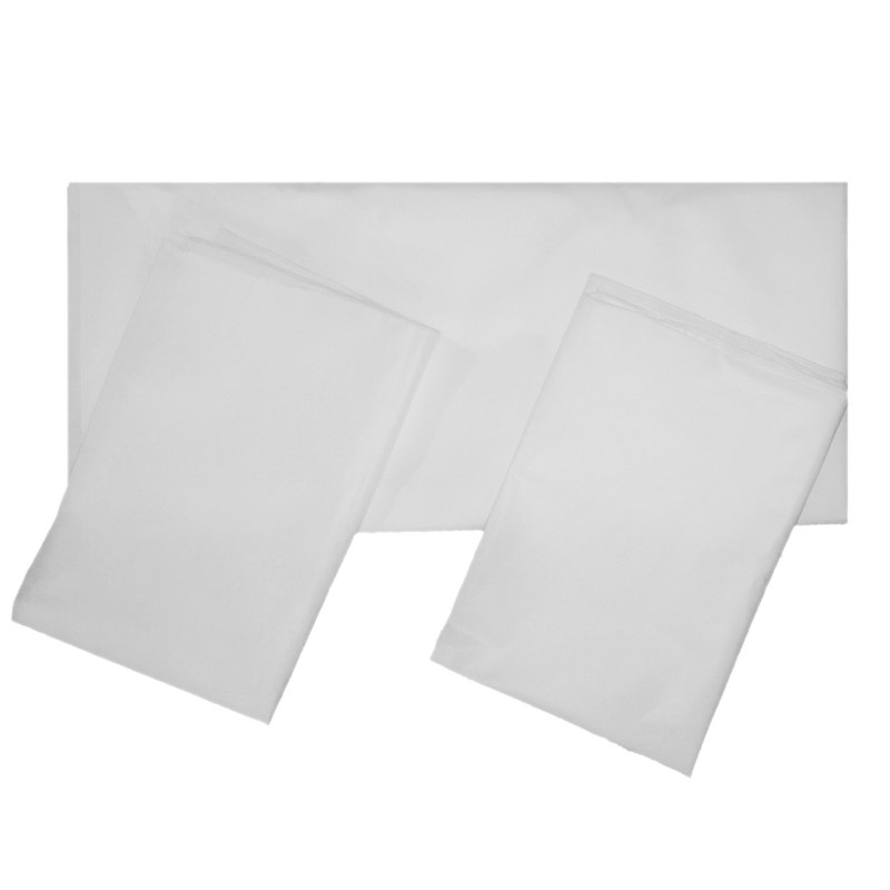 سرویس ملحفه یکبار مصرف مدل AM001 دو نفره سه تکه مجموعه 5 عددی