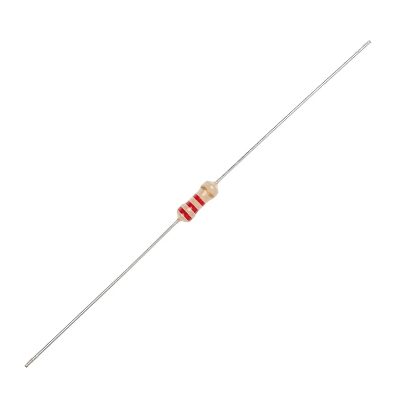 مقاومت 2.2 کیلو اهم 0.25 وات کد YADIKE0209R2.2K.25W5TDN100 بسته 100 عددی