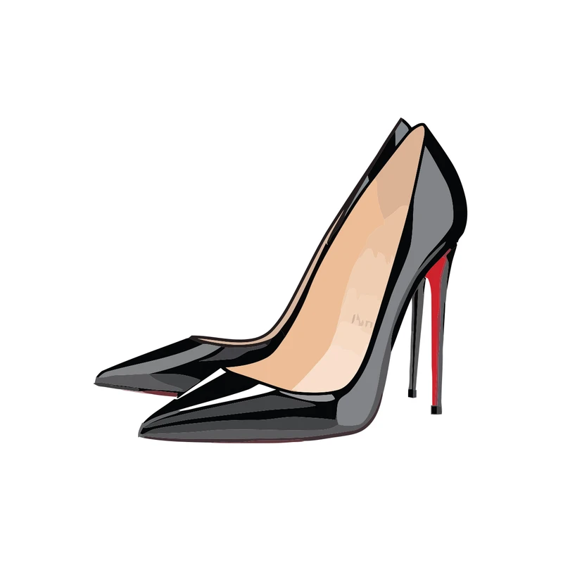 برچسب لپ تاپ طرح پاشنه بلند کد 1712