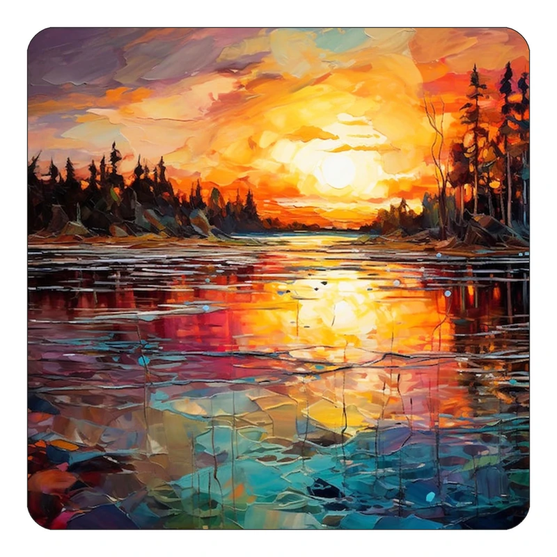 مگنت کاکتی طرح نقاشی رنگ روغن مدل mp70249