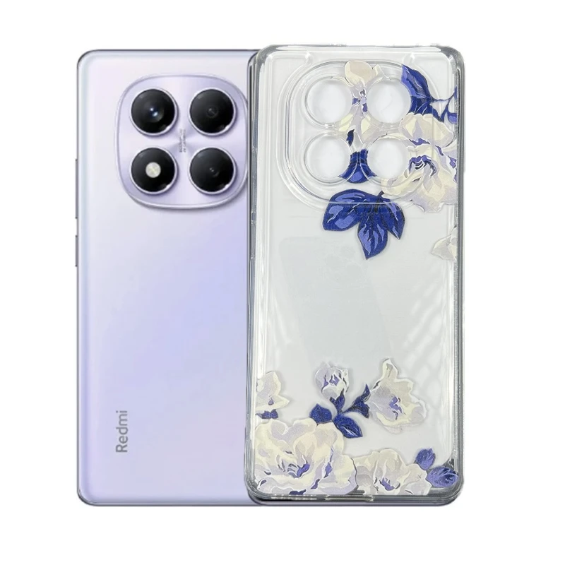 کاور طرح گل رز مناسب برای گوشی موبایل شیائومی Redmi Note 14 Pro 4g