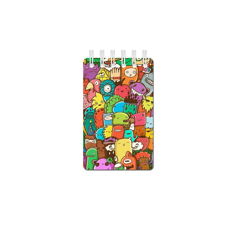 دفترچه یادداشت 50 برگ مدل Mix کد 859