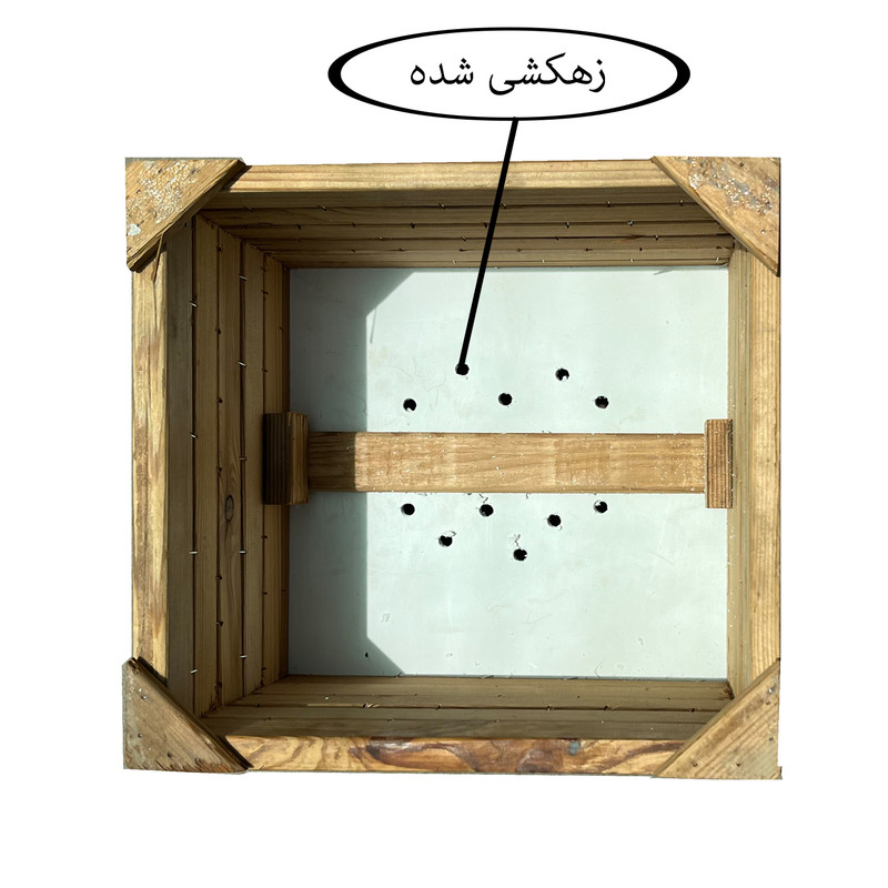 گلدان مدل چوبی کد 3232R14