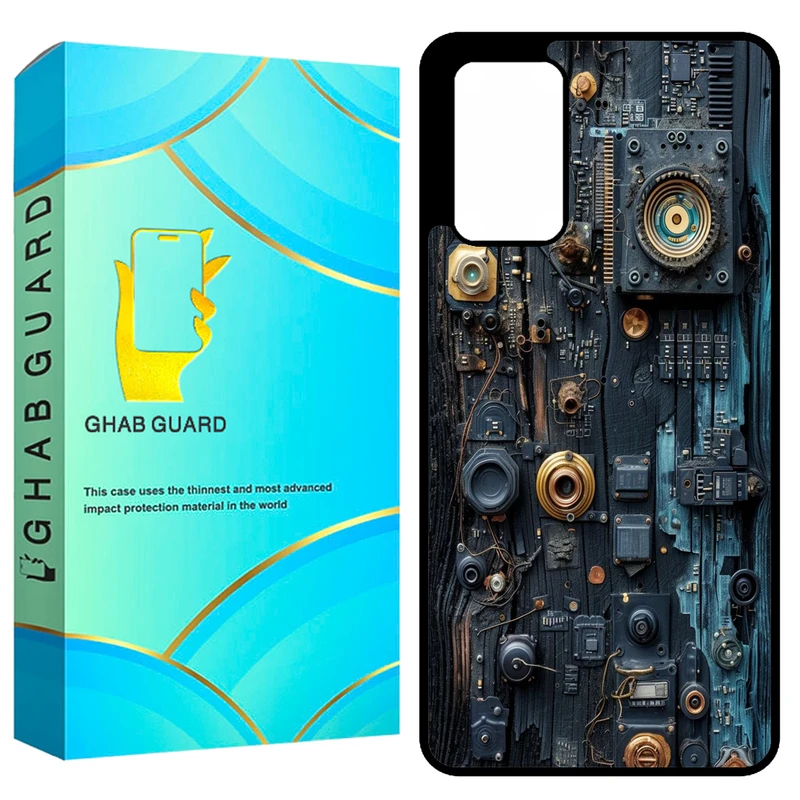 کاور قاب گارد طرح تکنولوژی مدل GCHPA72 مناسب برای گوشی موبایل سامسونگ Galaxy A72 4G