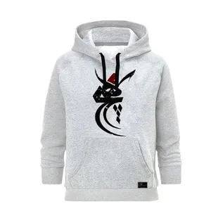 هودی زنانه مدل هیچ کد M146 رنگ طوسی