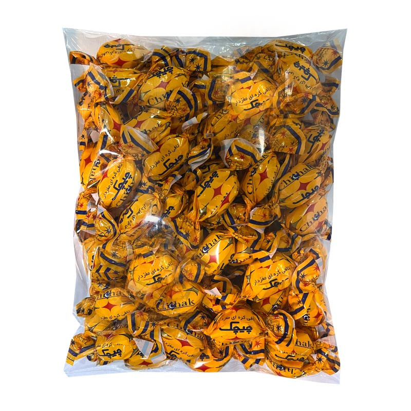 تافی کره ای مغزدار چیچک - 500 گرم
