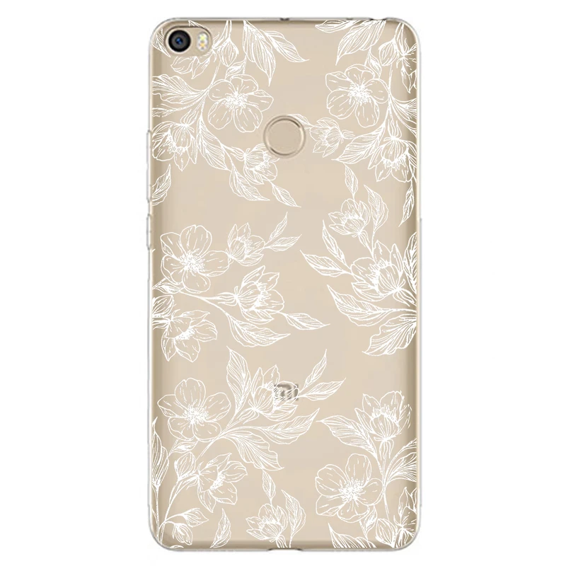 کاور مگافون طرح گل مدل C50-W مناسب برای گوشی موبایل شیائومی Mi Max