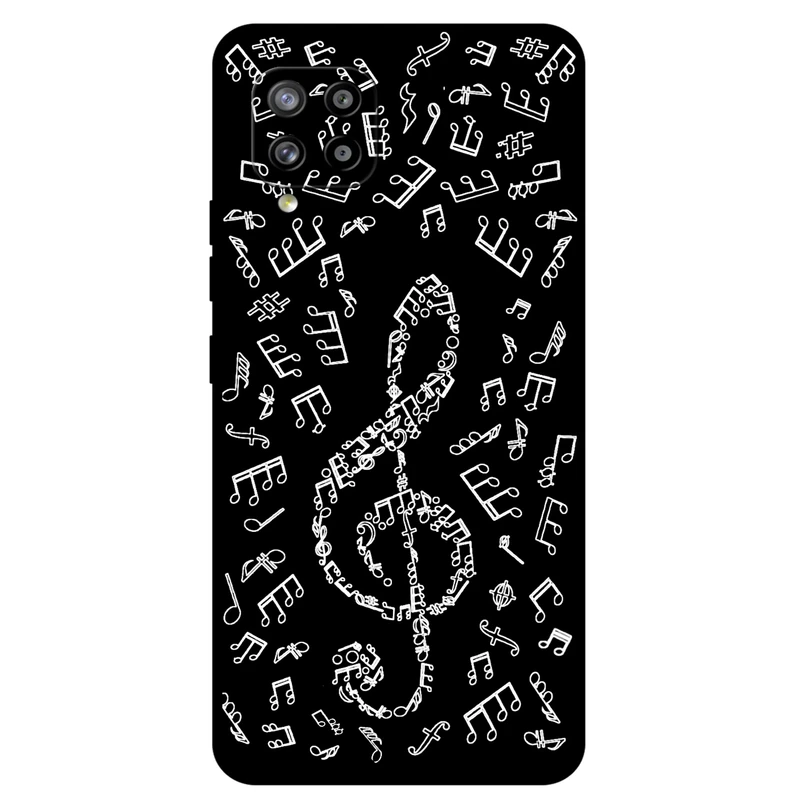 کاور مگافون طرح نوت موسیقی مدل 1370 مناسب برای گوشی موبایل سامسونگ Galaxy A42 5G   