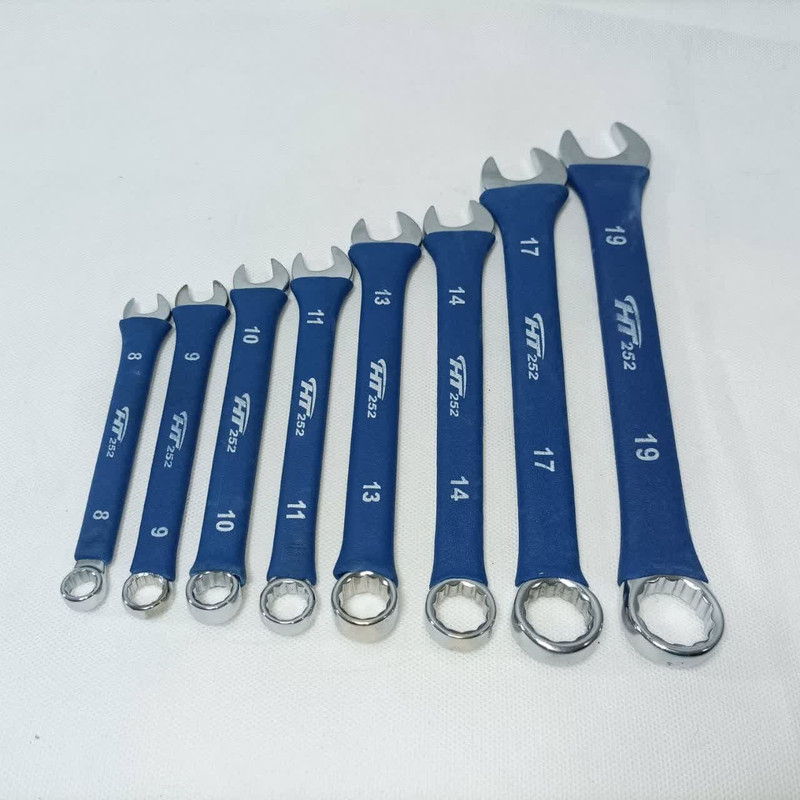 مجموعه 8 عددی آچار یکسر تخت و یکسر رینگی تات مدل 8-piece