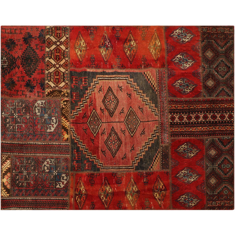 کلاژ فرش دستبافت دو متری فرش هریس کد 102017 کلاژ فرش دستبافت دو متری فرش هریس کد 102017