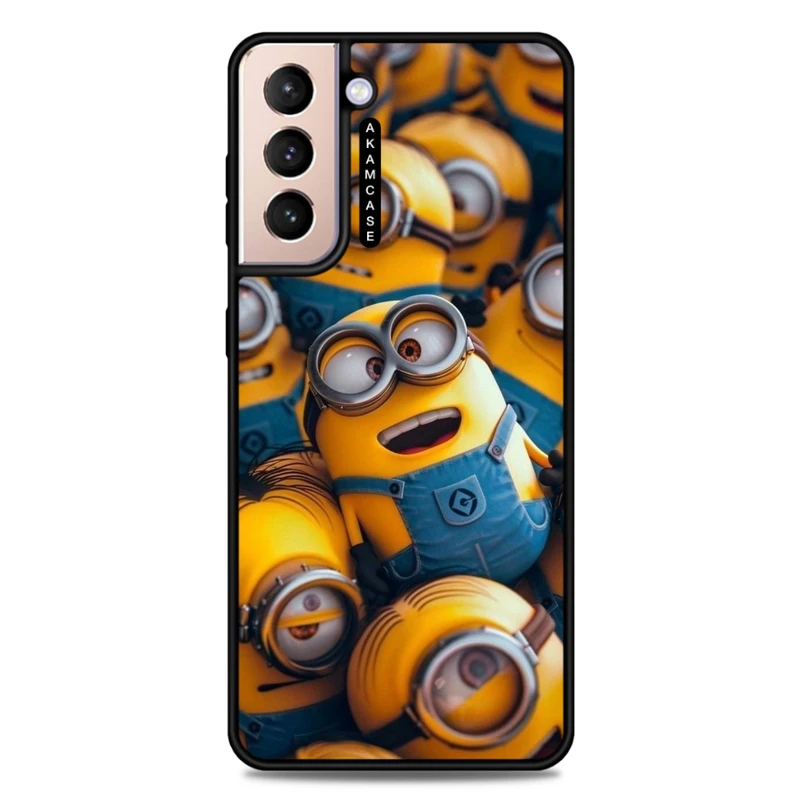 کاور آکام مدل AMC-WSGS21P-MINIONS1 مناسب برای گوشی موبایل سامسونگ Galaxy S21 Plus