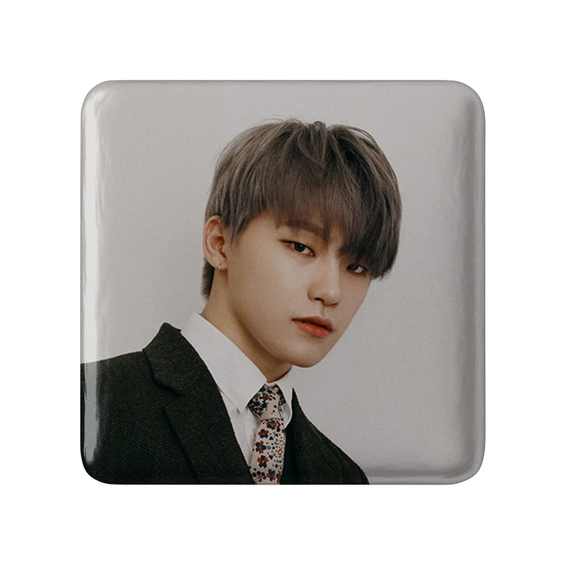 مگنت خندالو طرح دینو گروه سونتین Seventeen  مدل مربعی کد 21615