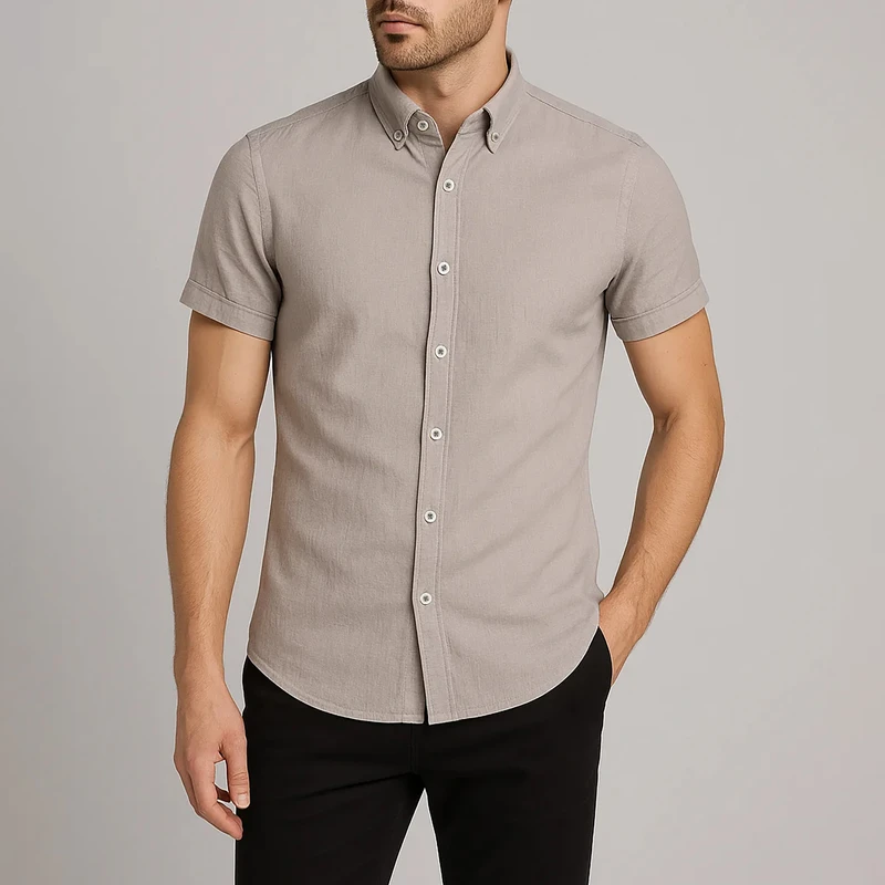 پیراهن آستین کوتاه مردانه مدل SB-SS-vk99315