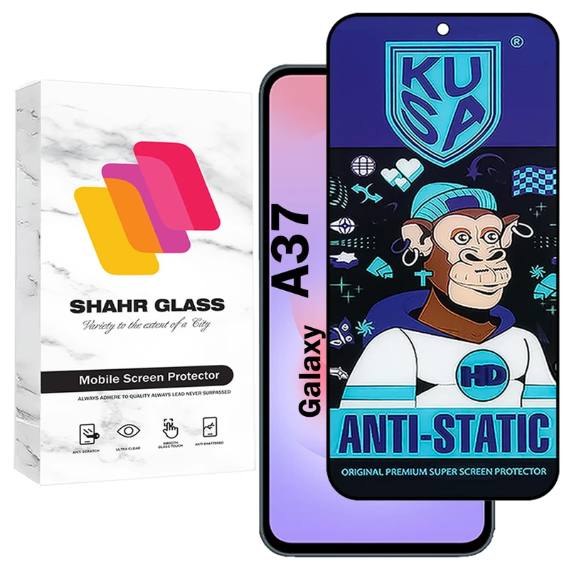 محافظ صفحه نمایش شهر گلس مدل KUAS مناسب برای گوشی موبایل سامسونگ Galaxy A37