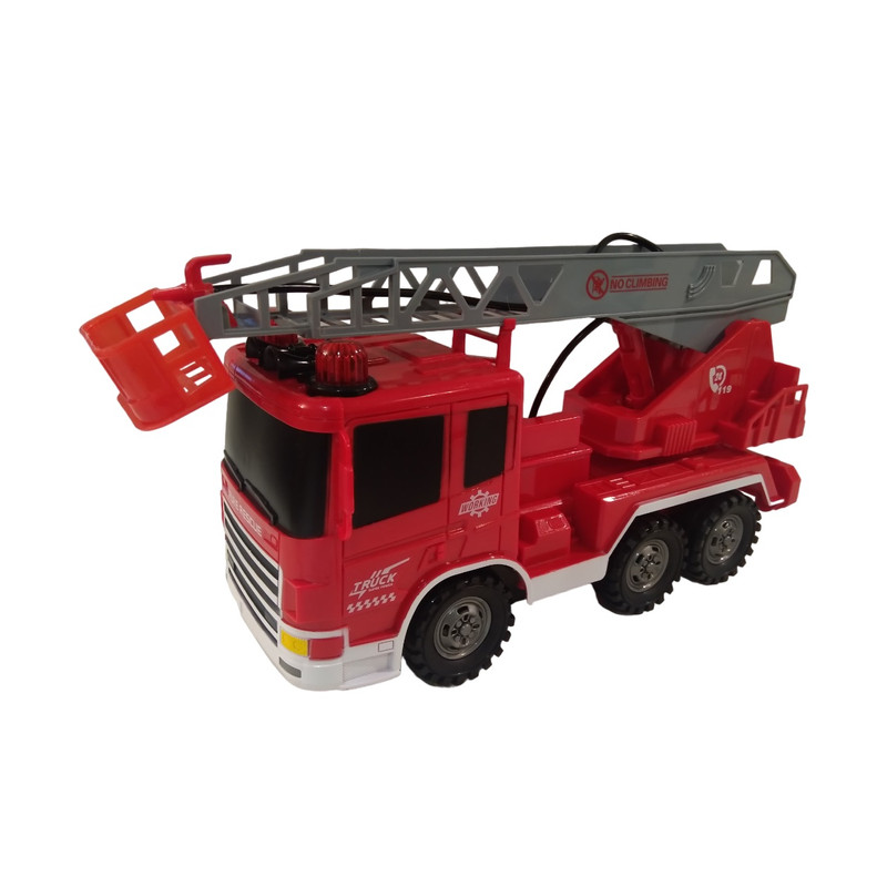 ماشین بازی کنترلی مدل کامیون طرح آتشنشانی کد FT690