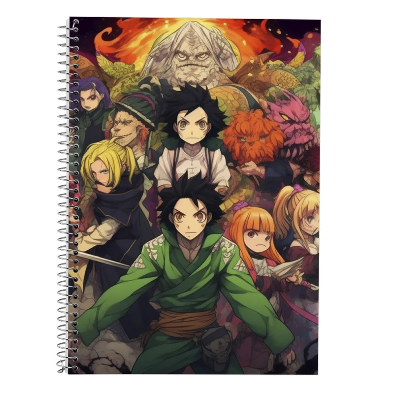 دفتر لغت 50 برگ مدوپد طرح Demon Slayer کد DF10531