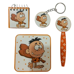 بسته لوازم تحریر مدل آدم نخستین مجموعه 4 عددی