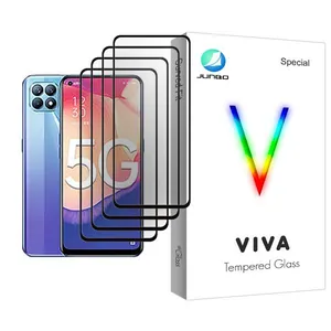 Junbo Viva Glass MIX004 Screen Protector For Oppo Reno4 SE Pack Of 4