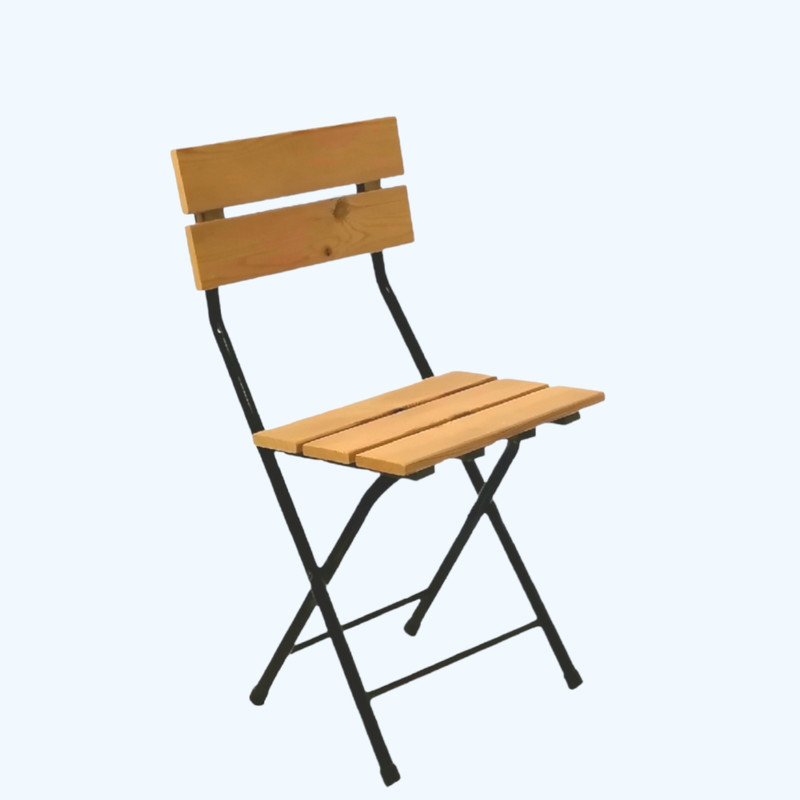 صندلی سفری مدل تاشو چوبی کد 6061
