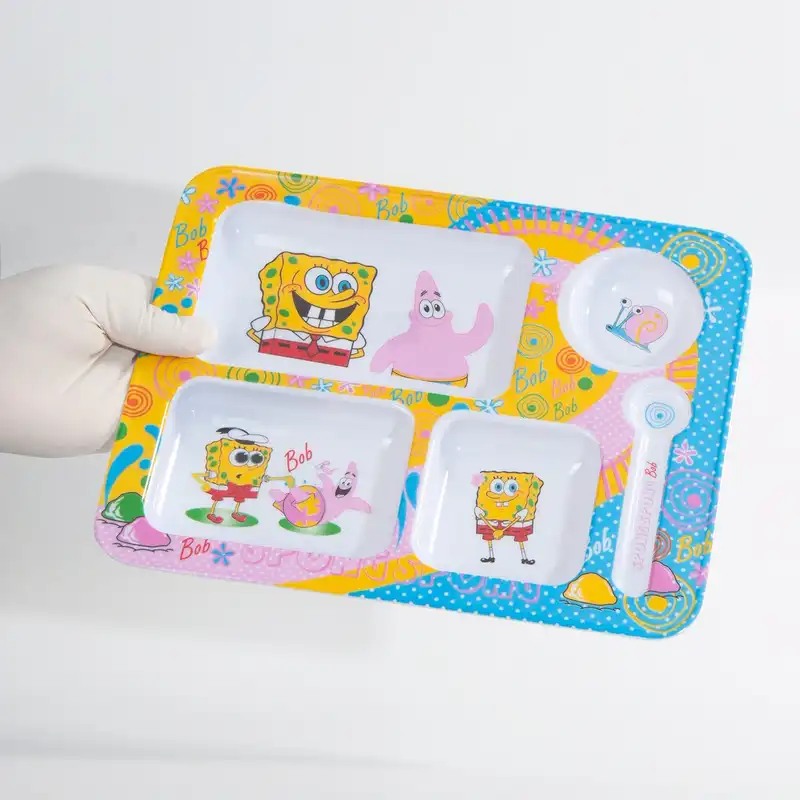 ظرف غذا کودک طرح باب اسفنجی کد 399