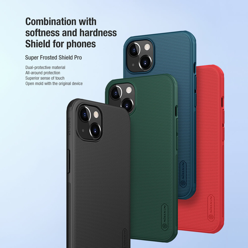کاور نیلکین مدل Super Frosted Shield Pro مناسب برای گوشی موبایل اپل IPhone 13 3